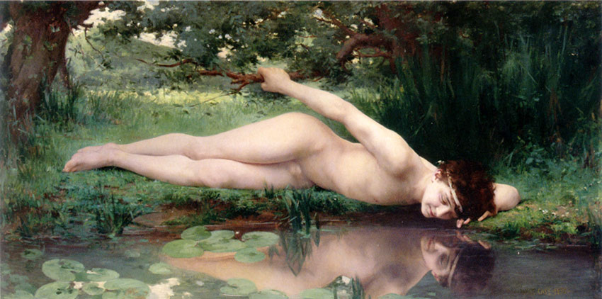 Jules Cyrille Cave - Narcissus (1890)